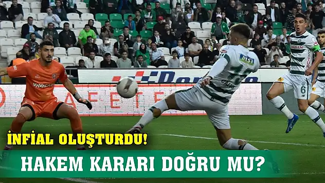 Konyaspor-Karagümrük, Geceye damga vuran karar!