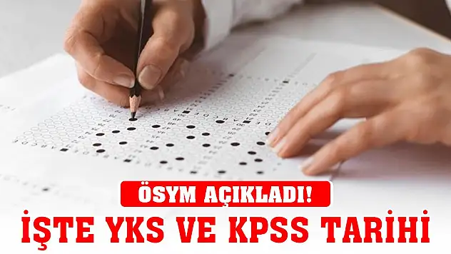 Son Dakika! ÖSYM açıkladı... İşte 2024 YKS ve KPSS tarihi