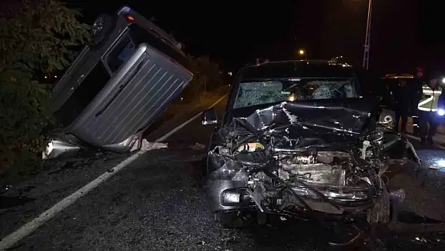 Elazığ'da trafik kazası: 1 ölü, 3 yaralı