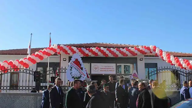 Konya Karapınar'da aile sağlığı merkezinin açılışı yapıldı