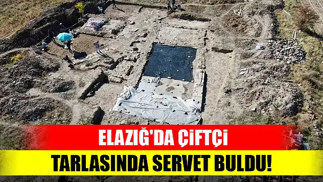 Elazığ'da çiftçi tarlasında servet buldu!