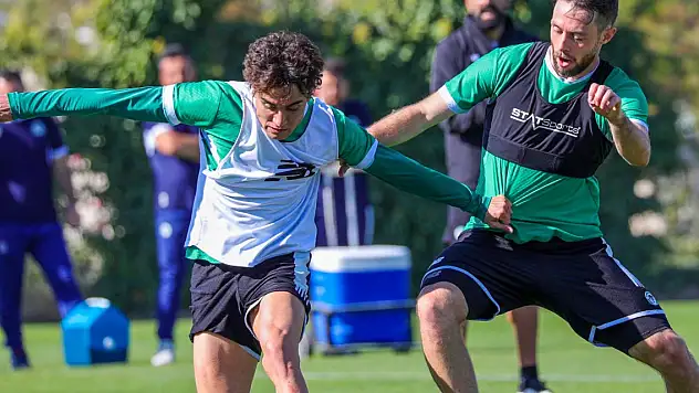 Konyaspor, Trabzon maçının taktiğini çalıştı!