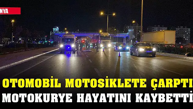 Konya'da trafik kazası... Motokurye hayatını kaybetti!