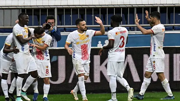 Süper Lig'de 7 gollü maç! Gülen taraf Kayserispor