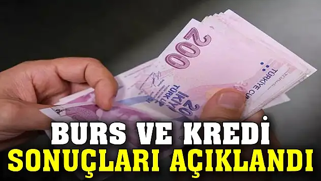 Son Dakika! Burs ve kredi sonuçları açıklandı