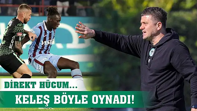 Trabzonspor-Konyaspor, Direkt hücum oynadı!
