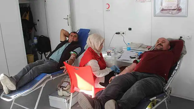 Konya Karapınar'da kan bağışı kampanyası