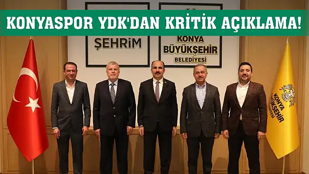 Konyaspor YDK'dan Altay ziyareti sonrası kritik açıklama
