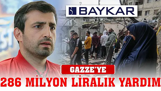 Selçuk Bayraktar duyurdu! Baykar'dan Gazze'ye 286 milyon liralık yardım
