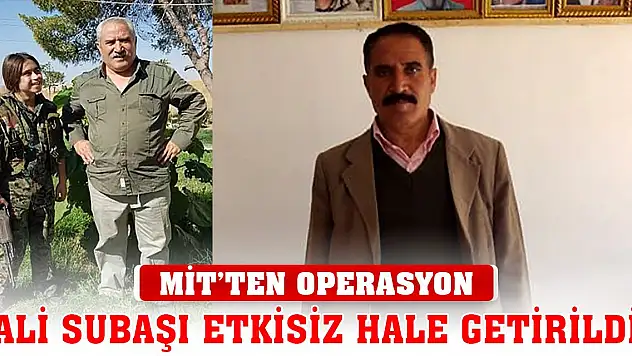 Son Dakika! MİT'ten operasyon! Ali Subaşı etkisiz hale getirildi