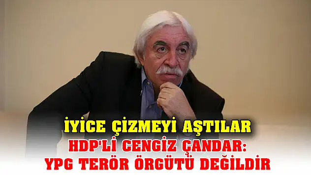 İyice çizmeyi aştılar HDP'li Cengiz Çandar: YPG terör örgütü değildir