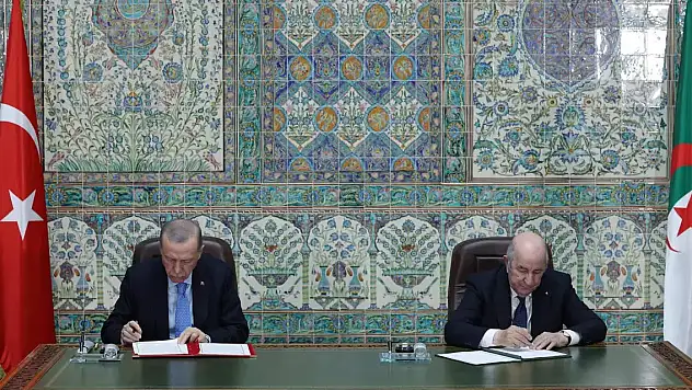 Türkiye ile Cezayir arasında kritik anlaşmalar! İmzalar atıldı
