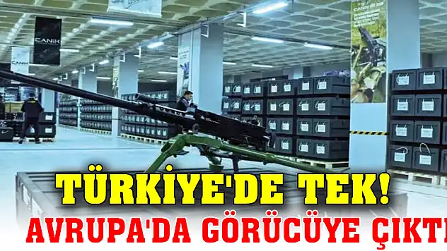 Türkiye'de tek! Avrupa'da görücüye çıktı