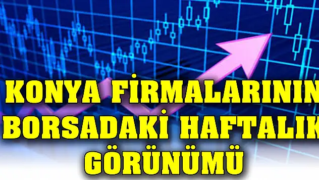 Konya firmalarının borsadaki haftalık görünümü