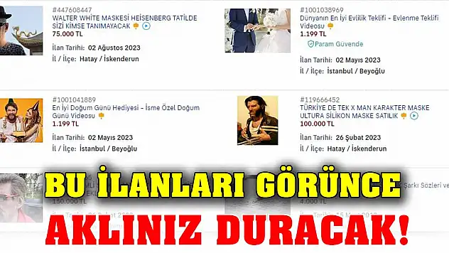 Bu ilanları görünce aklınız duracak