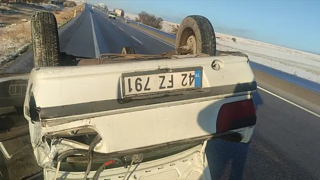 Konya'da iki ayrı trafik kazası! 6 yaralı var