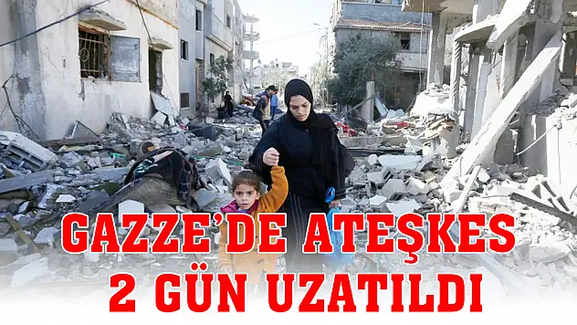 Gazze'de ateşkes 2 gün uzatıldı