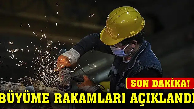 Son Dakika! Büyüme rakamları açıklandı
