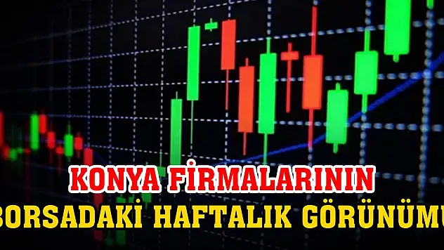Konya firmalarının borsadaki haftalık görünümü