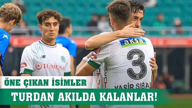 Konyaspor'da öne çıkan isimler!