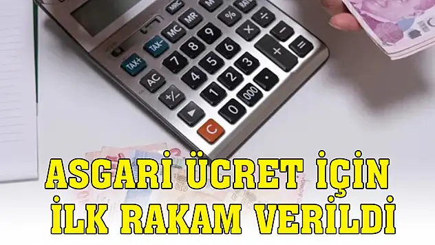 Asgari ücret için ilk rakam verildi