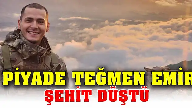 Piyade Teğmen Eril Alperen Emir şehit düştü