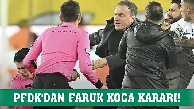 Son Dakika!  Halil Umut Meler'e saldırı sonrası  PFDK'dan Faruk Koca kararı!