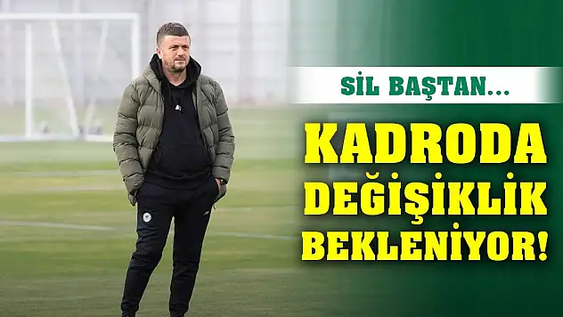 Konyaspor'da reaksiyon bekleniyor!