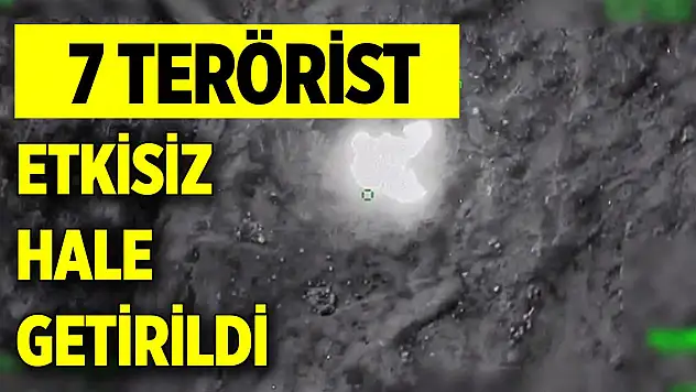 Son Dakika! Irak ve Suriye'nin kuzeyinde 7 terörist etkisiz hale getirildi