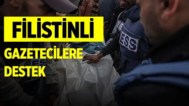 Filistinli gazetecilere destek