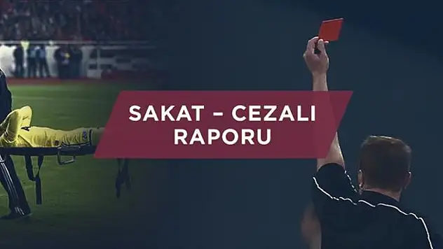 Samsunspor-Konyaspor maçında oynamayacak futbolcular