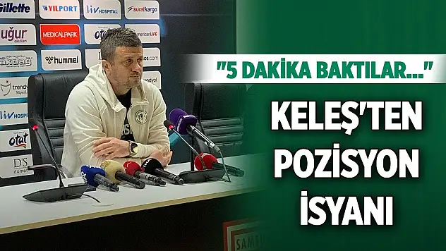 Konyaspor'da Hakan Keleş'ten hakem eleştirisi!