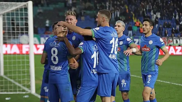Çaykur Rizespor farklı kazandı