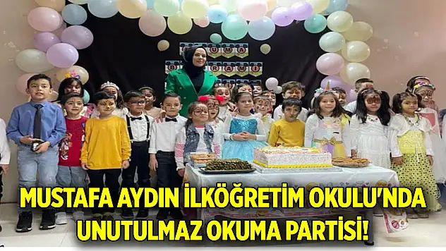 Mustafa Aydın İlköğretim Okulu'nda Unutulmaz Okuma Partisi!