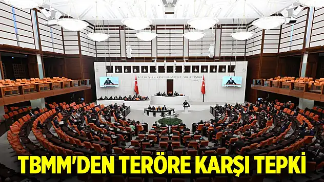 TBMM'den teröre karşı tepki