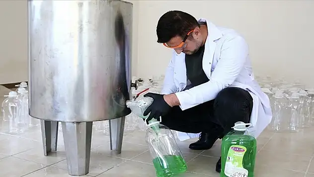 Genç kimyager KOSGEB desteğiyle deterjan imalatçısı oldu