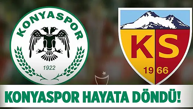 Konyaspor golcüsüyle güldü!