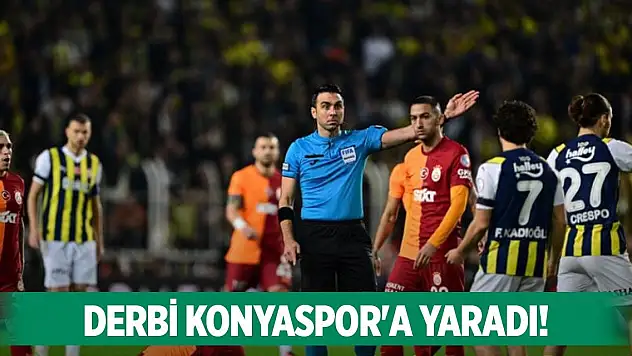 Derbi maçının galibi Konyaspor!
