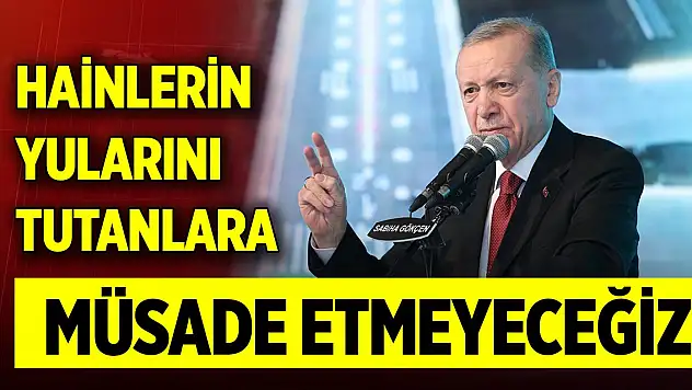 Cumhurbaşkanı Erdoğan: Bizi yolumuzdan alıkoymalarına müsaade etmeyeceğiz
