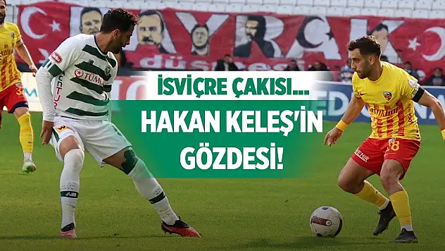 Konyaspor'da Hakan Keleş'in vazgeçilmezi!