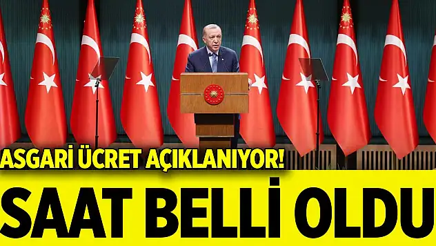 Son Dakika! Asgari ücret açıklanıyor! Saat belli oldu