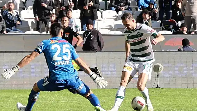 Konyaspor maçı derbiden sonra ikinci oldu