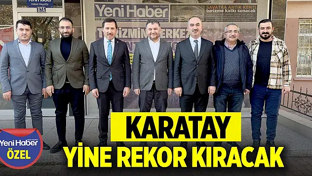 Karatay yine rekor kıracak