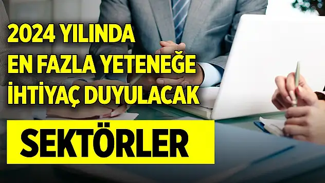 2024 yılında en fazla yeteneğe ihtiyaç duyulacak sektörler