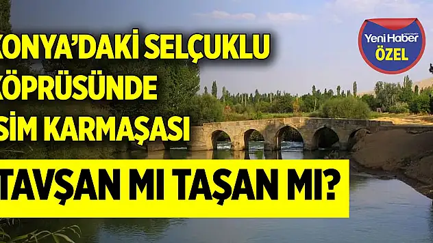 Konya'daki Selçuklu köprüsünde isim karmaşası