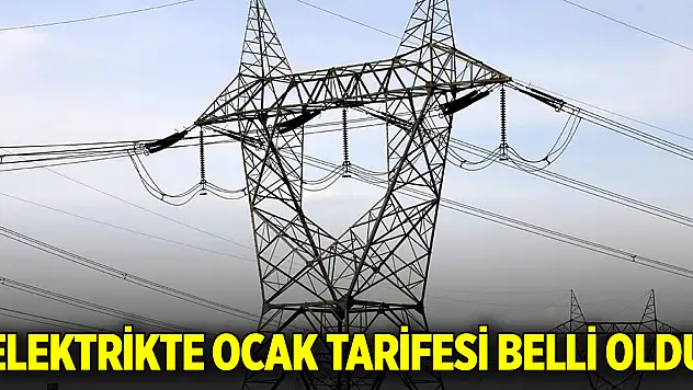 Elektrikte ocak tarifesi belli oldu