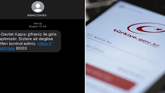 E-Devlet ve İBB görünümlü SMS'lere dikkat