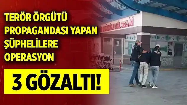 Son Dakika! Konya'da terör örgütü propagandası yapan şüphelilere operasyon: 3 gözaltı