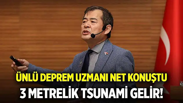 Ünlü deprem uzmanı net konuştu 3 metrelik dalgalar gelir!