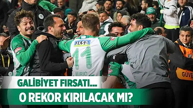 Konyaspor o rekorun peşinde!